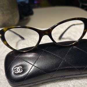 Chanel cat eye glasses